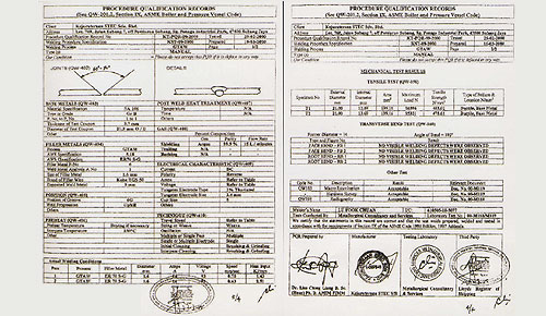 Certificates From Our Qualified Worker