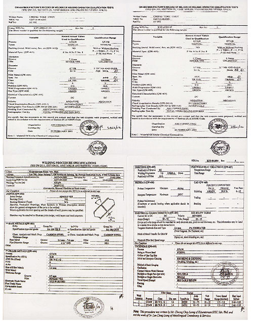 Certificates From Our Qualified Worker