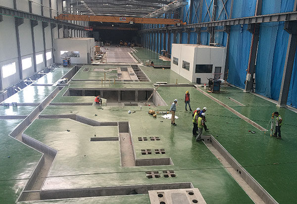 HEAVY MACHINERY FOUNDATION WORK